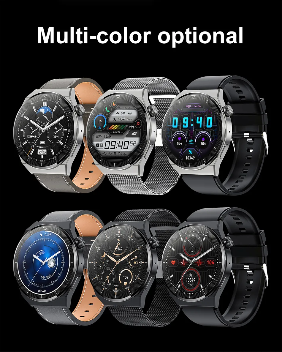 Smartwatch – Bluetooth-Anrufe, NFC & 1,36" HD-Touchscreen