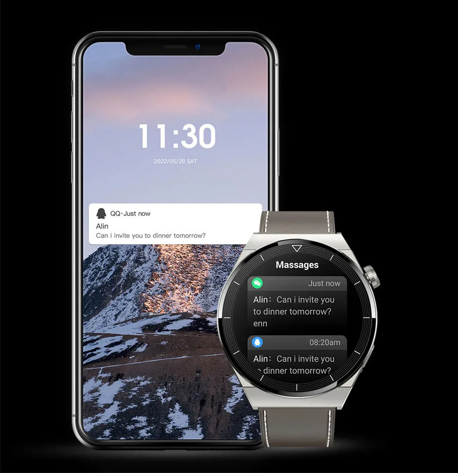 Smartwatch – Bluetooth-Anrufe, NFC & 1,36" HD-Touchscreen
