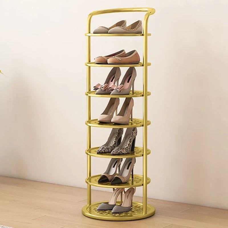 Schuhturm aus Metall