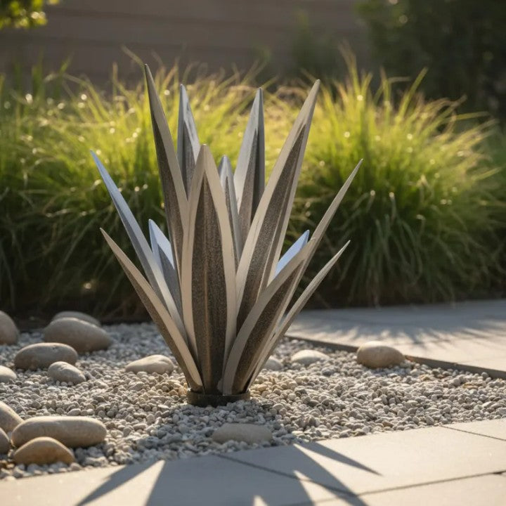 Metall-Agave Gartenfigur – Wetterfeste Deko für Garten & Terrasse 5