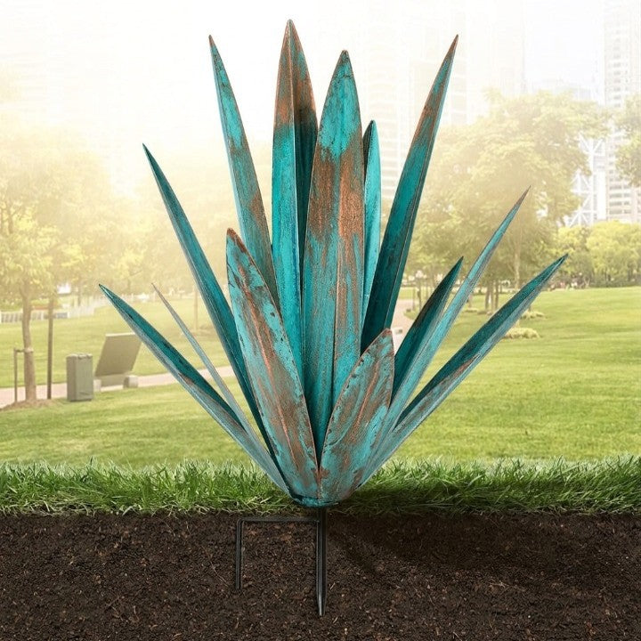 Metall-Agave Gartenfigur – Wetterfeste Deko für Garten & Terrasse 7