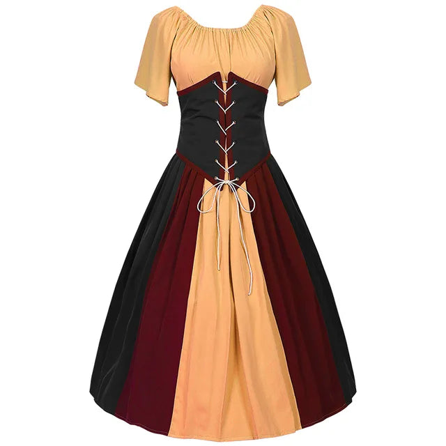 Bolendo Adabellan - Glorreiches Renaissance Gothic Langkleid für Frauen