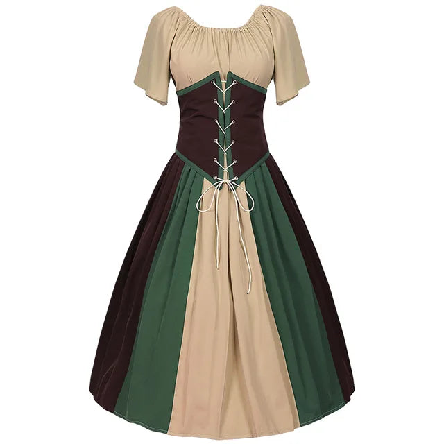 Bolendo Adabellan - Glorreiches Renaissance Gothic Langkleid für Frauen