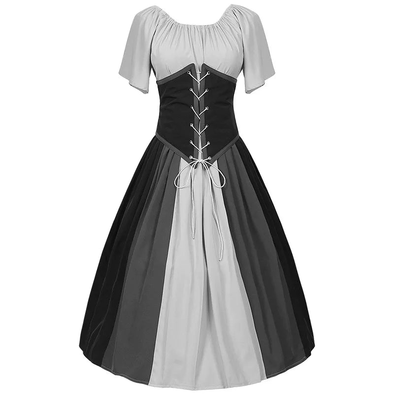 Bolendo Adabellan - Glorreiches Renaissance Gothic Langkleid für Frauen