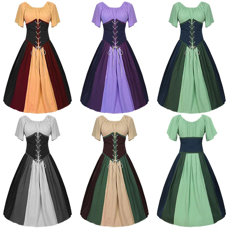 Bolendo Adabellan - Glorreiches Renaissance Gothic Langkleid für Frauen