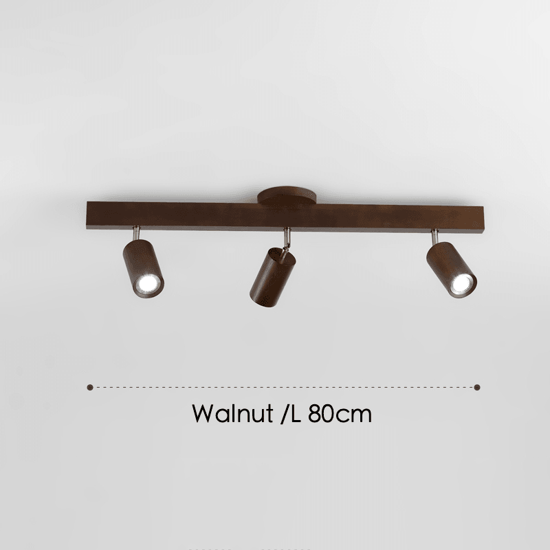 Minimalistische Houten Plafondlamp met Modulair Design 11