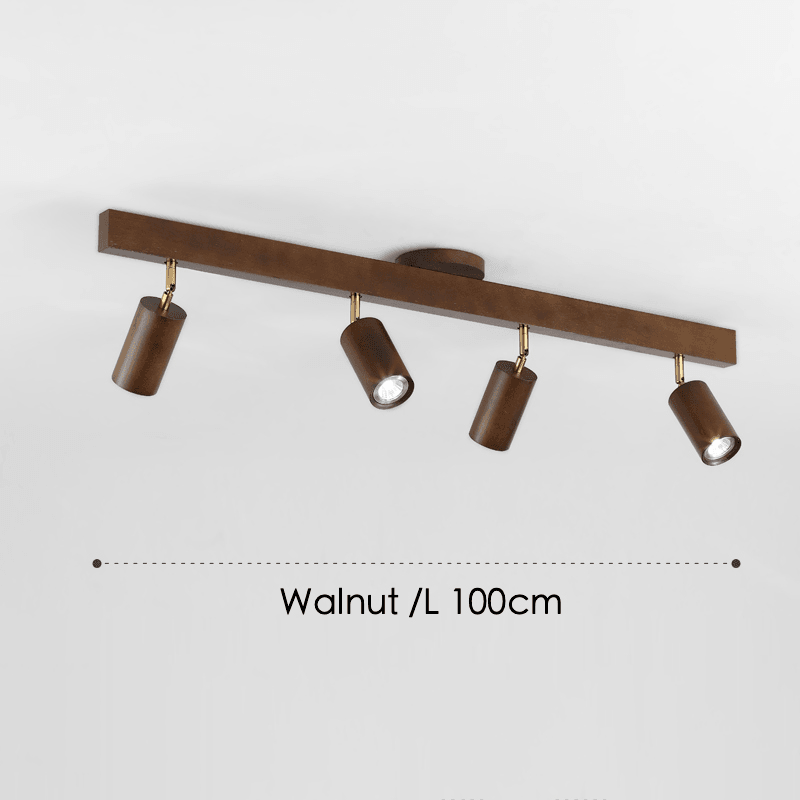 Minimalistische Houten Plafondlamp met Modulair Design 12