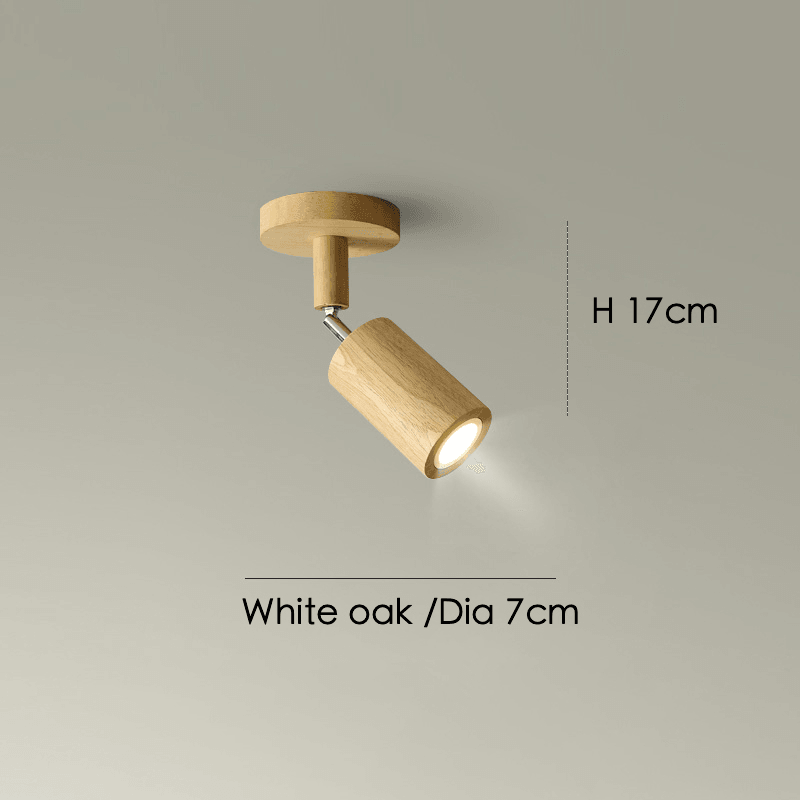 Minimalistische Houten Plafondlamp met Modulair Design 3