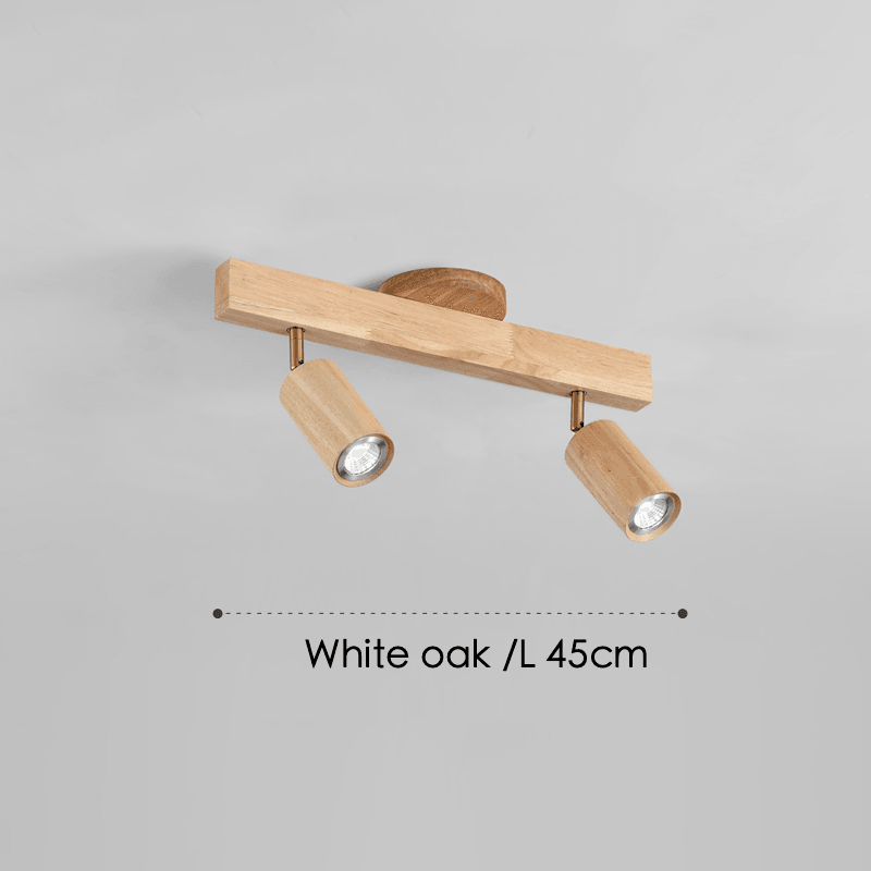 Minimalistische Houten Plafondlamp met Modulair Design 4