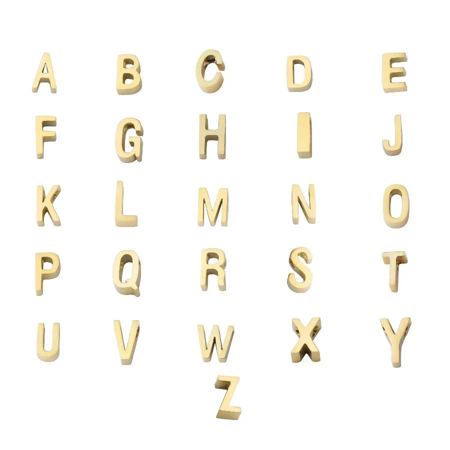 Buchstabenkette aus Edelstahl