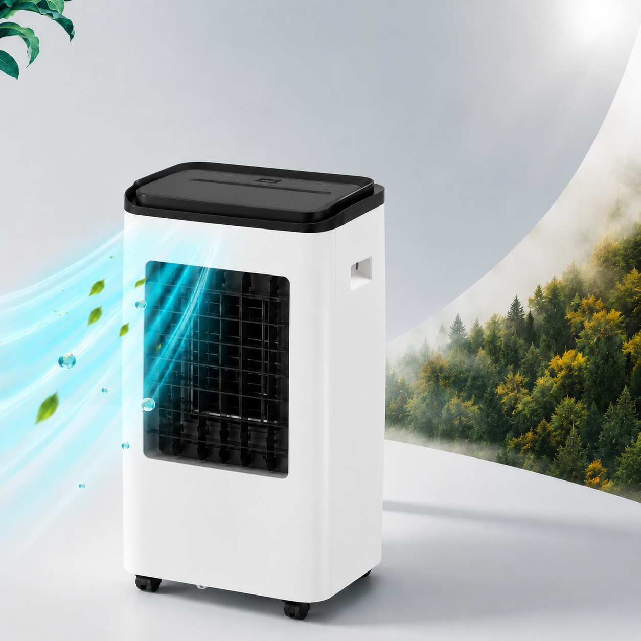 Mobiles Klimagerät 12000 BTU – 3-in-1 Klimaanlage für Wohnung, kühl, belüftet, entfeuchtet 2