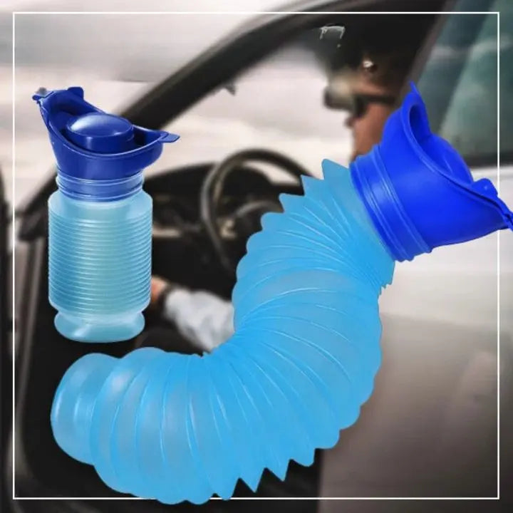 Mobiles Urinal für Männer auslaufsicher mit 750 ml Fassungsvermögen, kompakt und wiederverwendbar 0