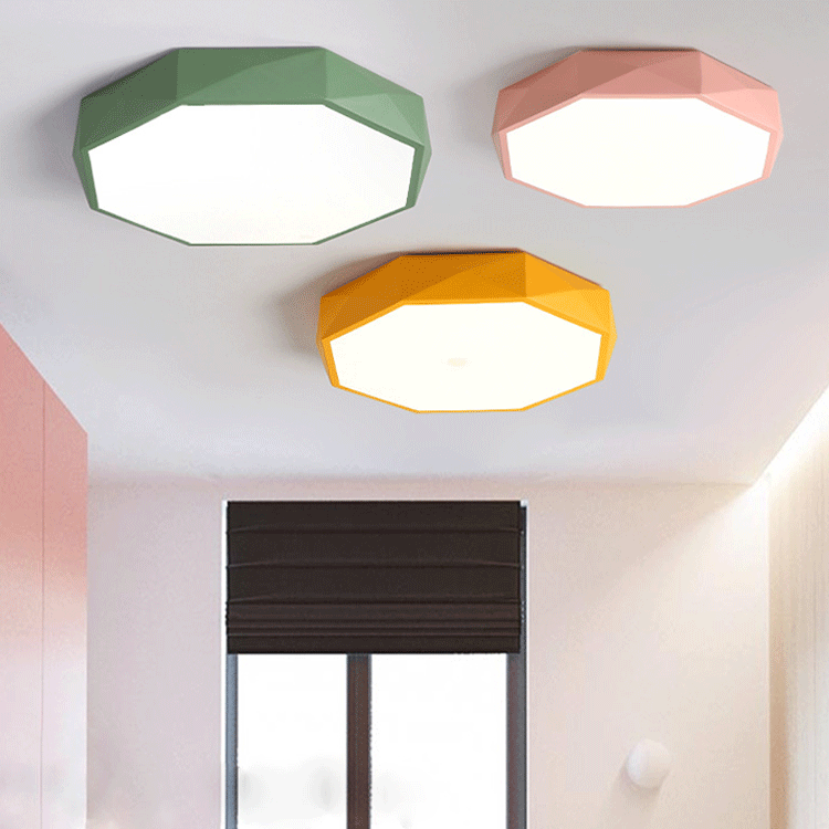 Moderne LED Plafondlamp Abstract Scandinavisch Design 1