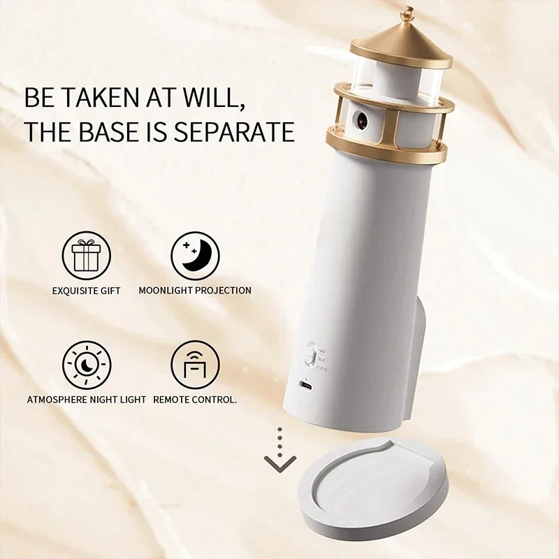 LunaBeam – mesačný projektor maják stmievateľný so senzorom a Bluetooth