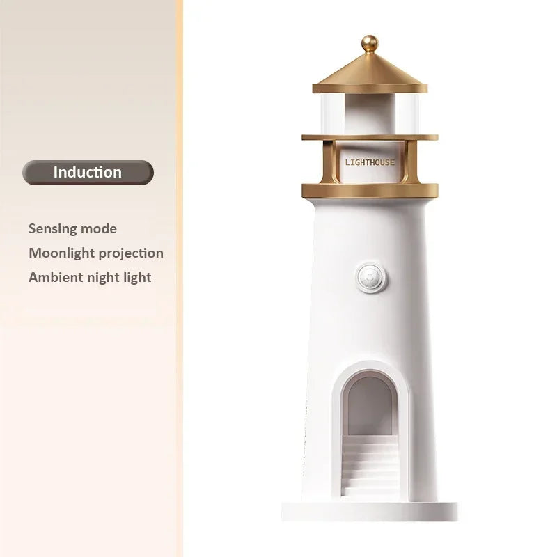 LunaTower – mesačný projektor maják stmievateľný so senzorom a Bluetooth