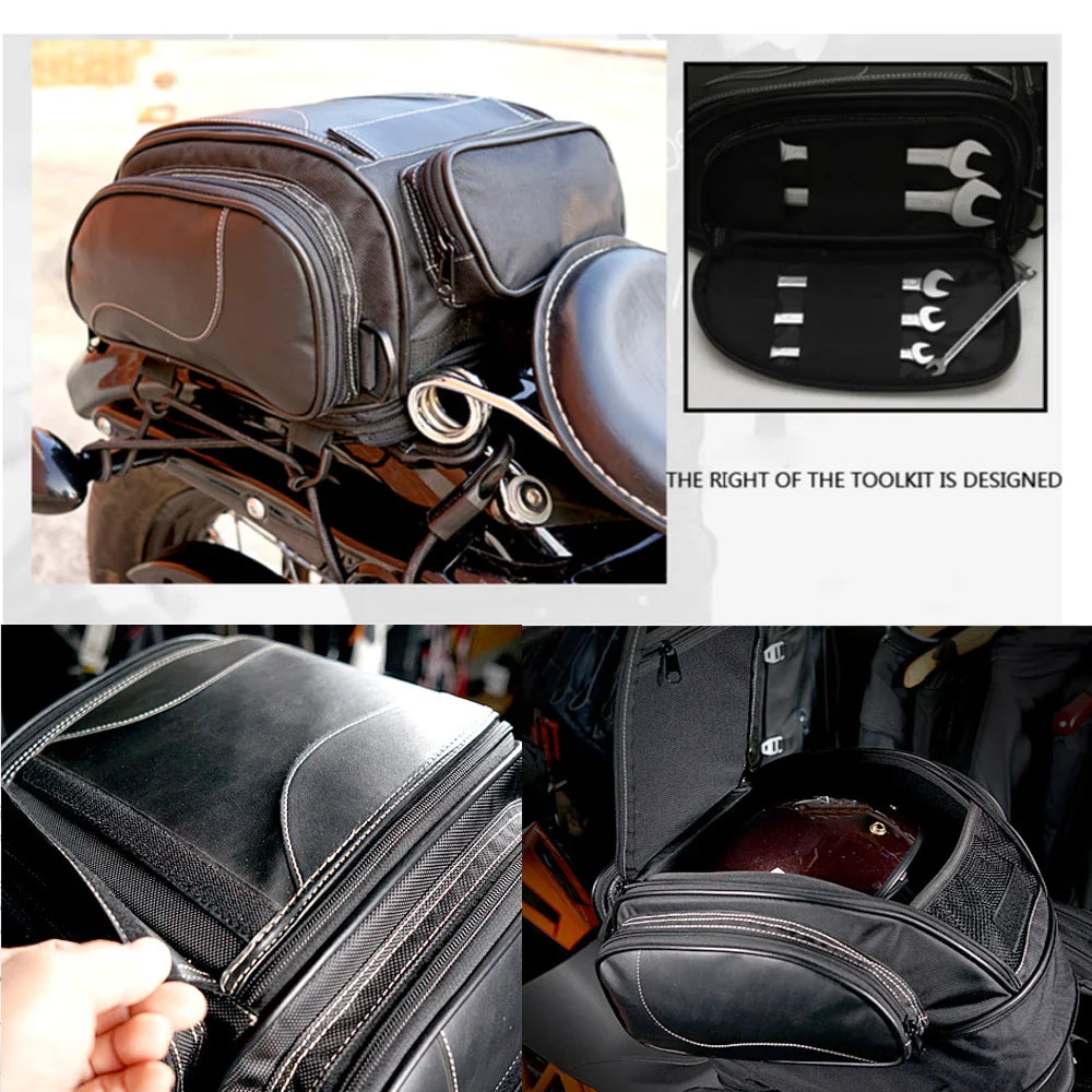 Borsa da moto Devako con più scomparti