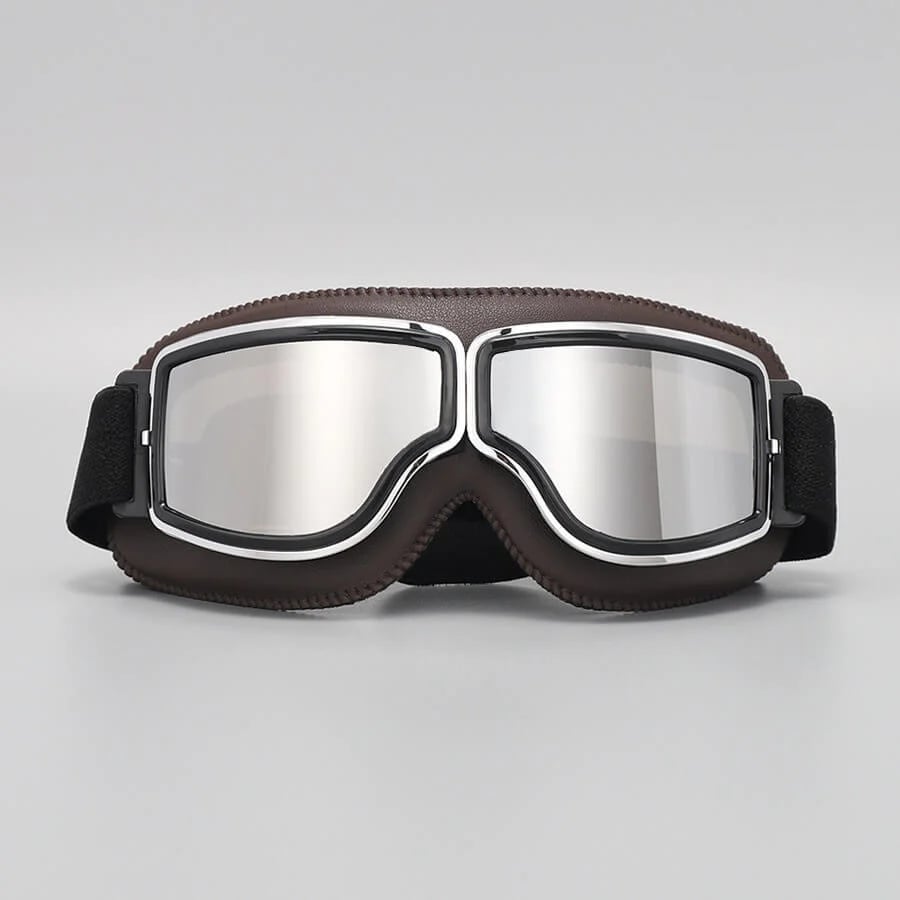 Motorradbrille mit UV-Schutz, stoßfester Polycarbonatlinse und verstellbarem Riemen für Motorradfahrer 5