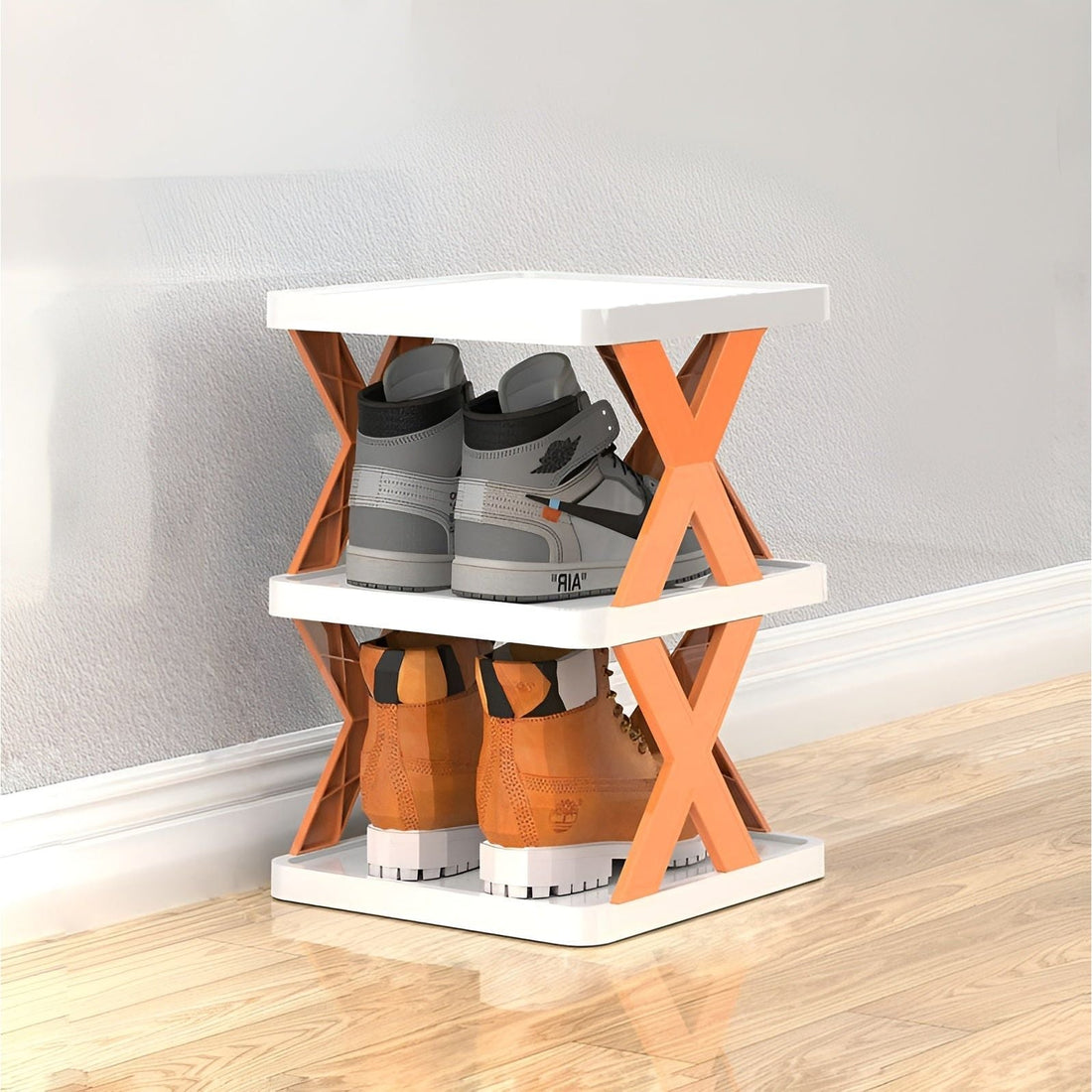 Multifunktionales und Faltbares Schuhregal - SpaceSaver 0