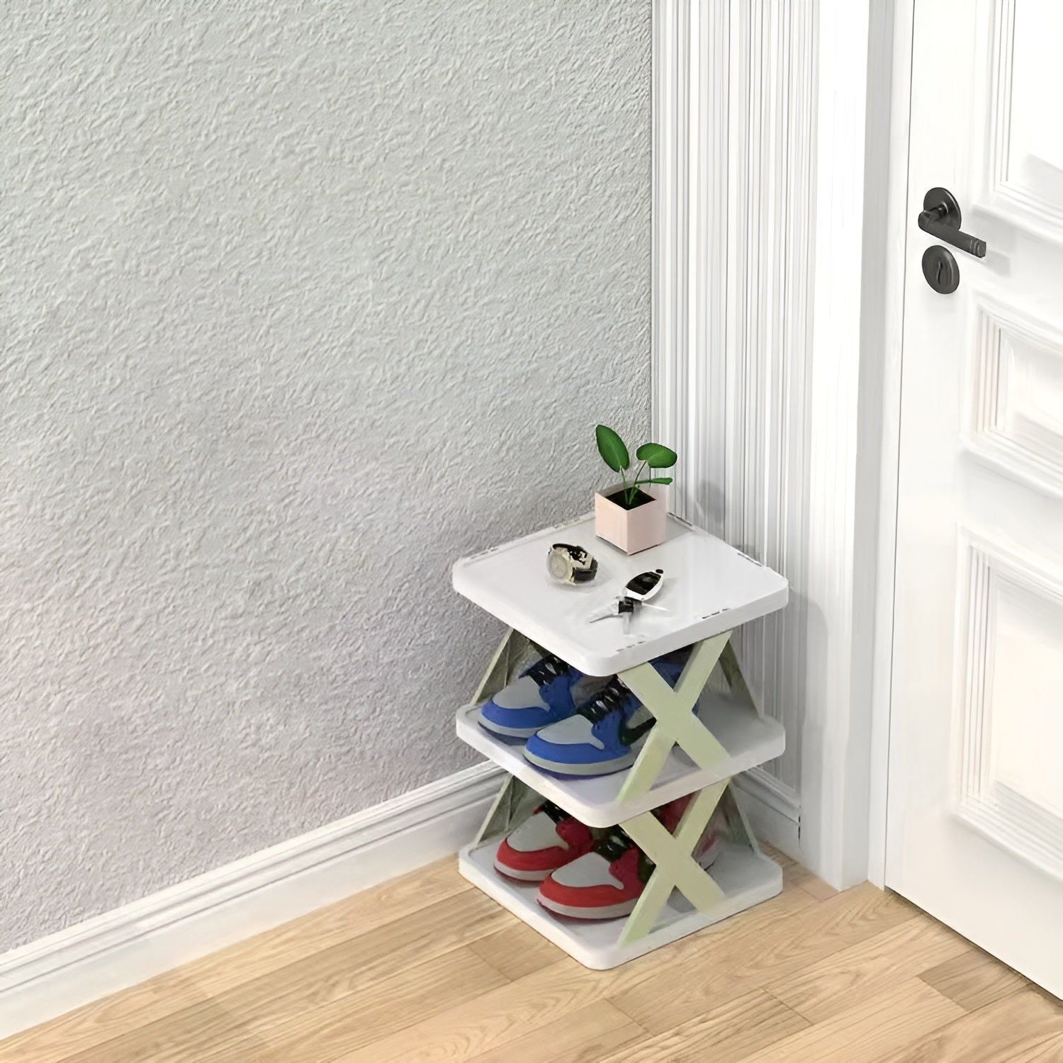Multifunktionales und Faltbares Schuhregal - SpaceSaver 1