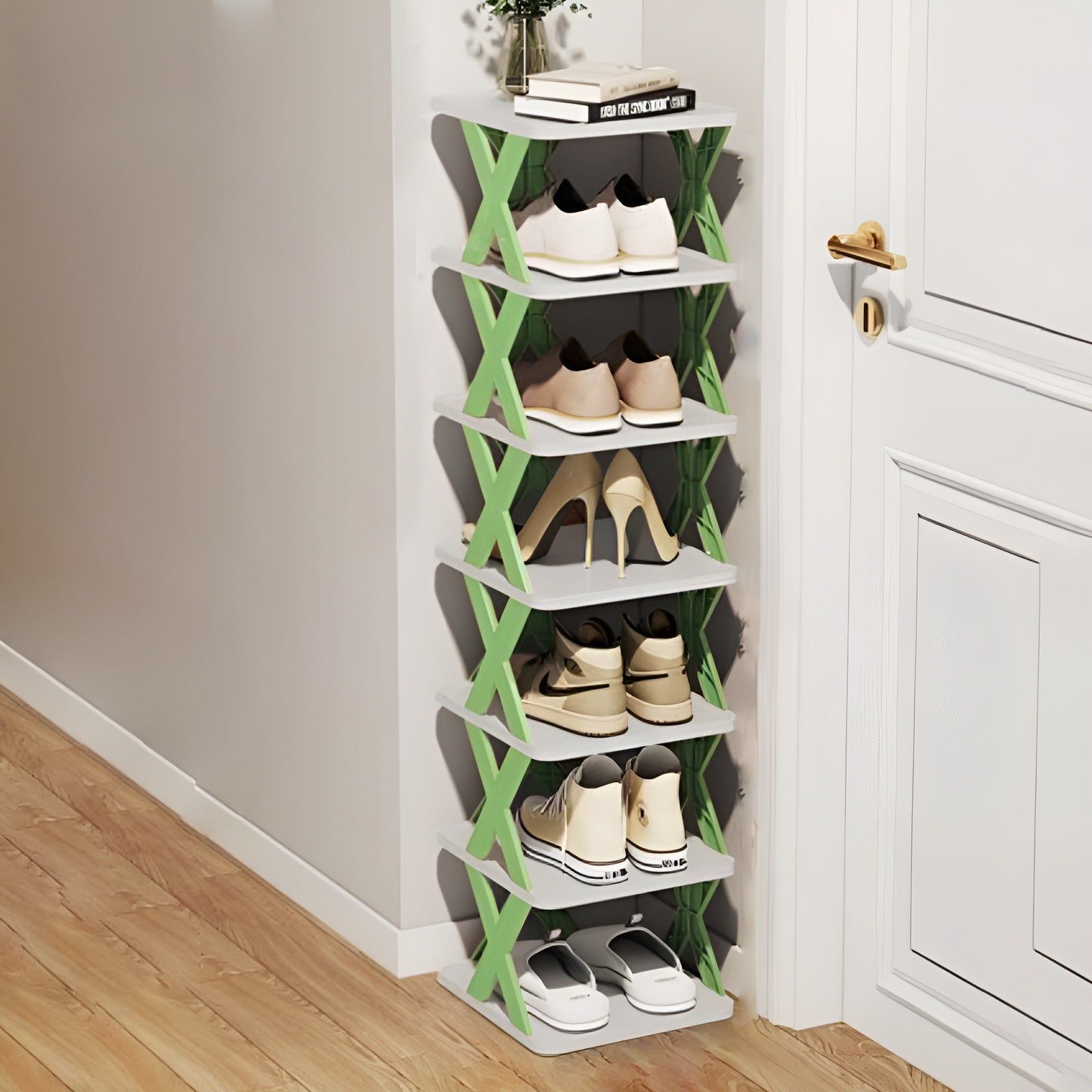 Multifunktionales und Faltbares Schuhregal - SpaceSaver 12