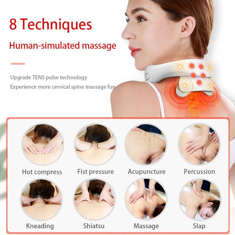 NECKVIBE – Intelligentes Nacken-Vibrations- und Wärmegerät für tiefe Entspannung 5