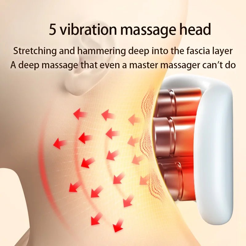 NECKVIBE – Intelligentes Nacken-Vibrations- und Wärmegerät für tiefe Entspannung 6