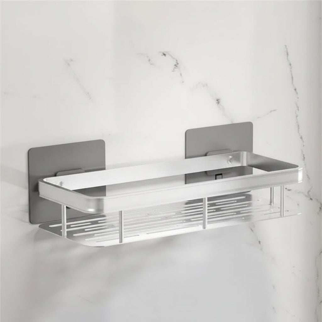 NORDICSHELF - Adhesive Shelf for the Bathroom – Drill-Free & Stylish for Every Bathroom 12