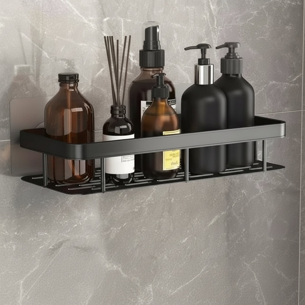 NORDICSHELF - Adhesive Shelf for the Bathroom – Drill-Free & Stylish for Every Bathroom 5