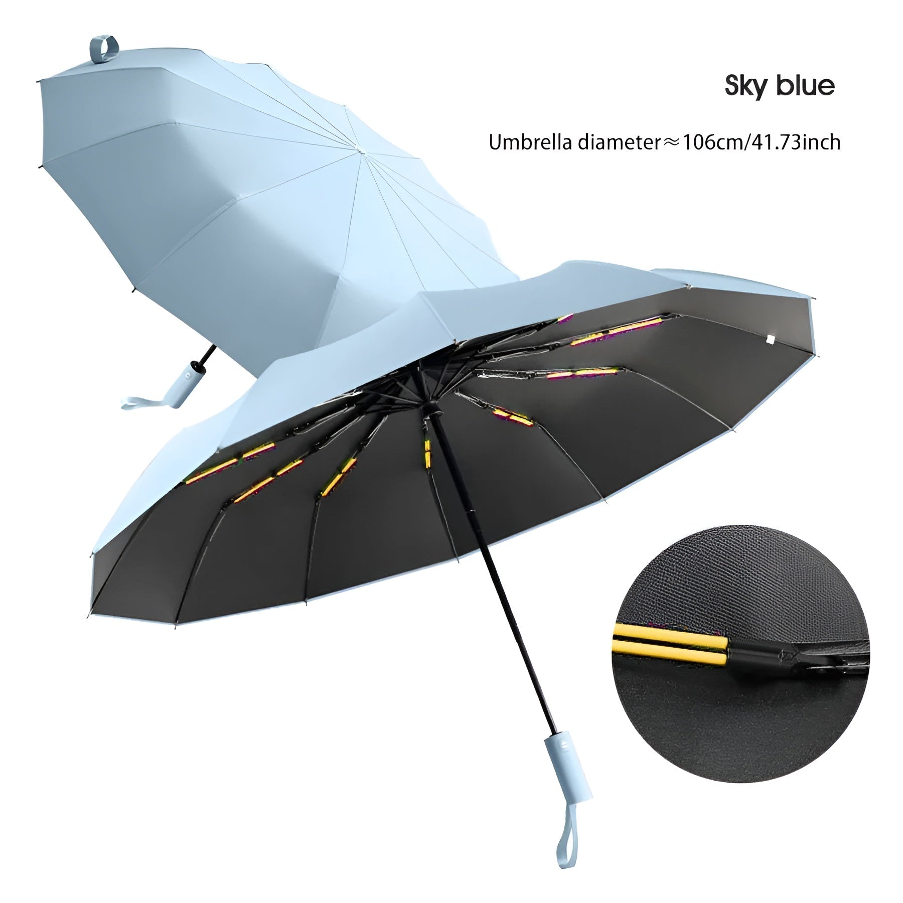 Ombrello sostenibile con protezione UV – StormShield