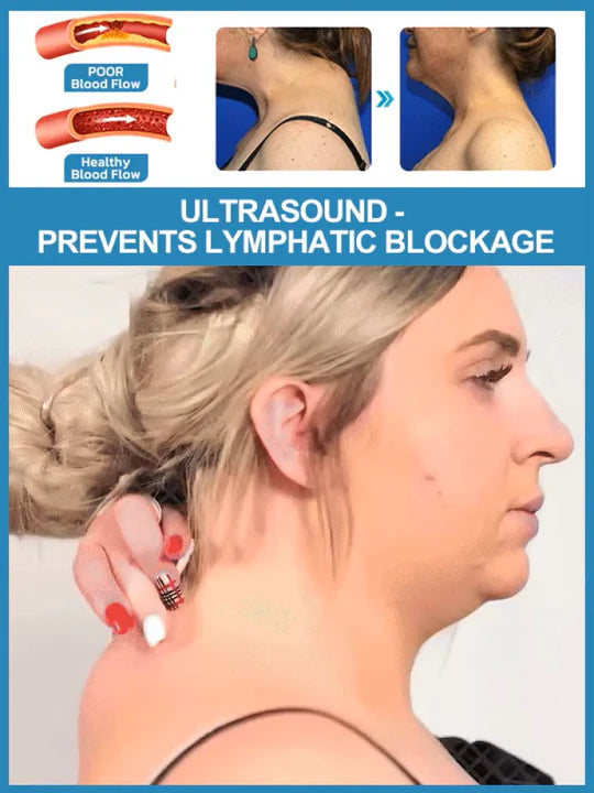 Nackenmassagegerät mit Ultraschall und kabelloser Lymphdrainage für Muskelentspannung und Figurpflege 3