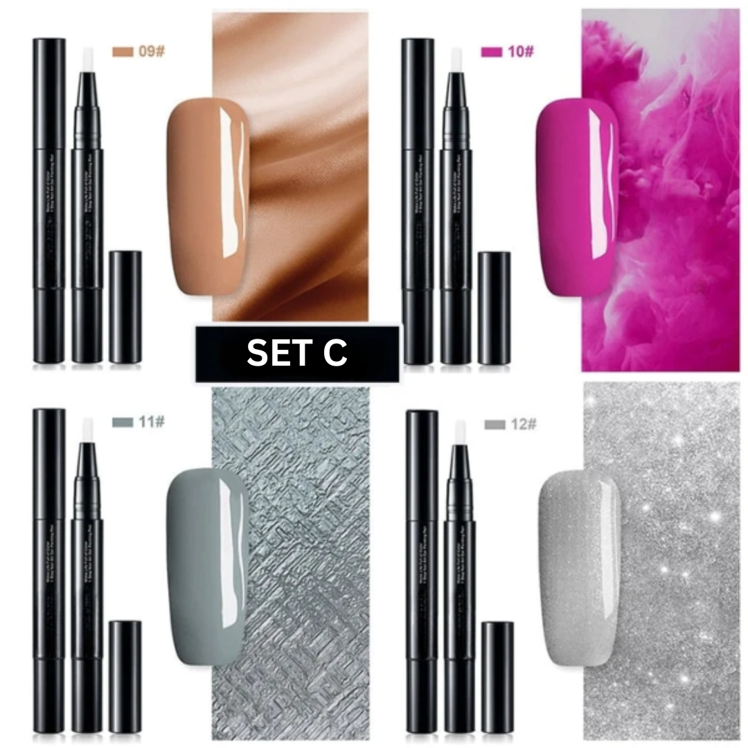 Nagelgel Stift für präzise Nail Art mit langanhaltender Gel Farbe 7