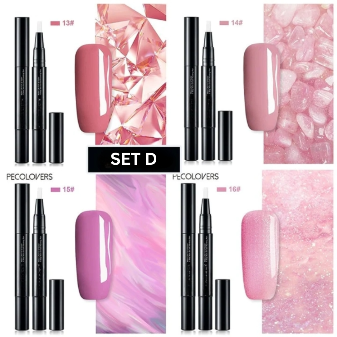 Nagelgel Stift für präzise Nail Art mit langanhaltender Gel Farbe 8