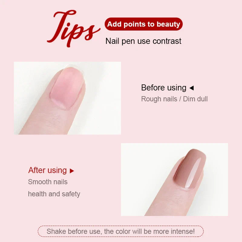 Nagellackstifte | Präzise Nail Art | Lang anhaltende Gel-Farbe | Set mit 4 Stiften Vestragear