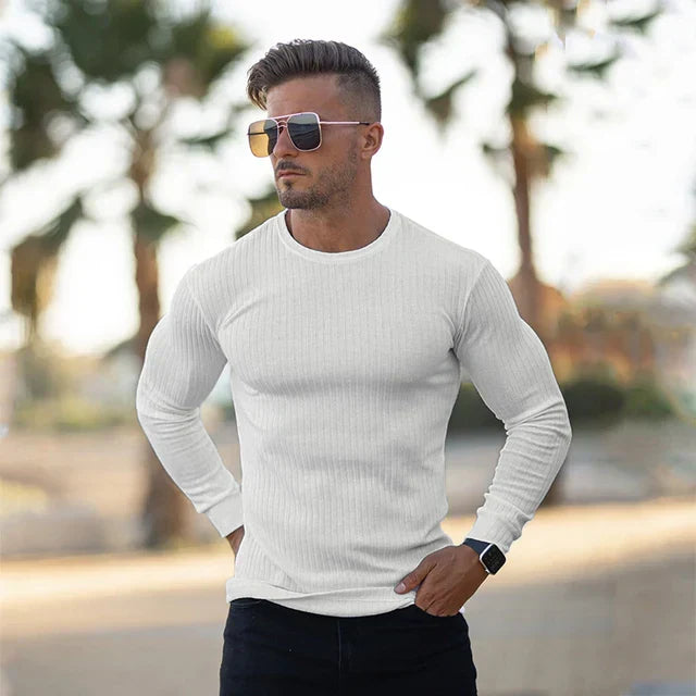 Maglione da uomo in maglia | Elegante maglione per uno stile quotidiano raffinato