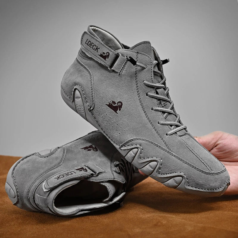 UltraShoe – Leder-Barfußschuhe mit rutschfester Sohle und ultimativem Komfort