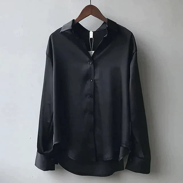 Bolendo Emily | Blouse satin décontractée et ample