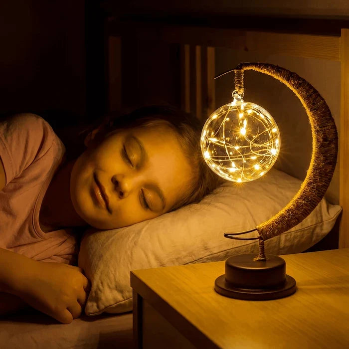 Mondbaum-Nachtlampe – warmes Licht zum Lesen und für ruhige Abende