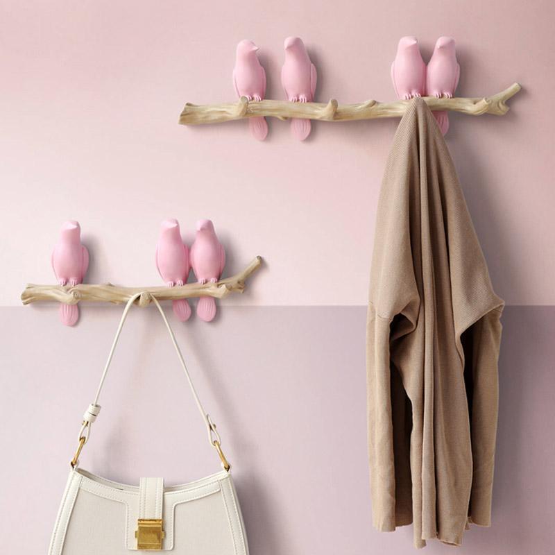 Noodle - Speelse wandhaak met vogelmotief voor creatieve decoratie 6