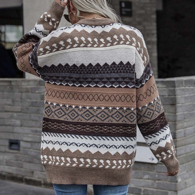 Bolendo Addison | Maglione vintage geometrico