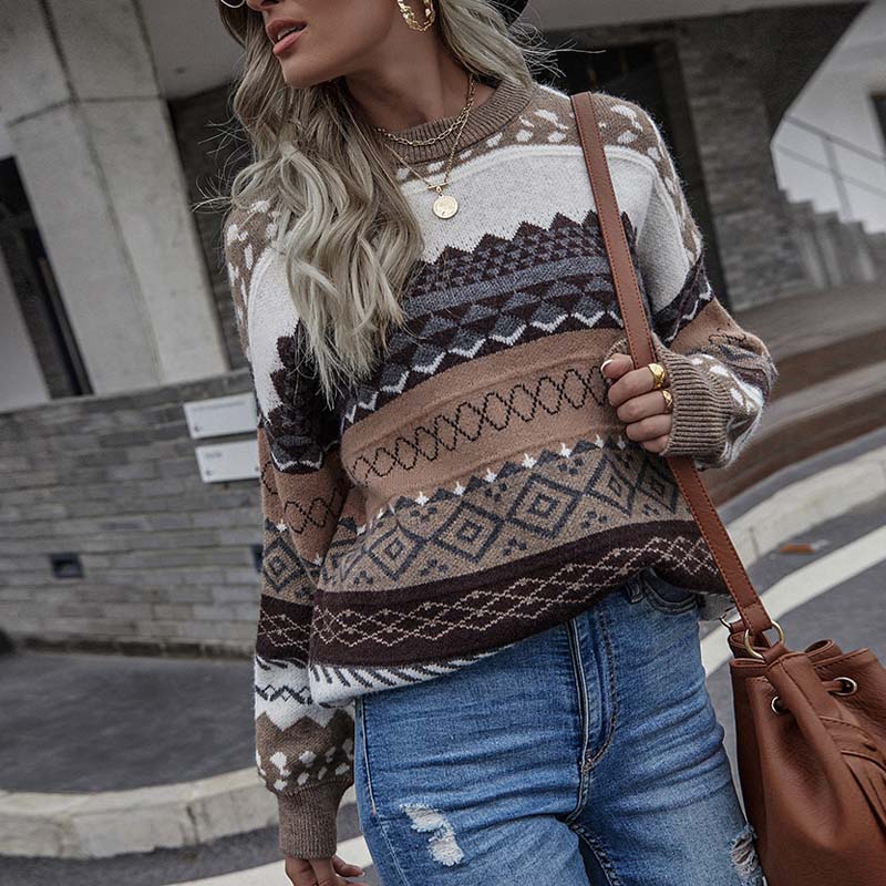 Bolendo Addison | Maglione vintage geometrico