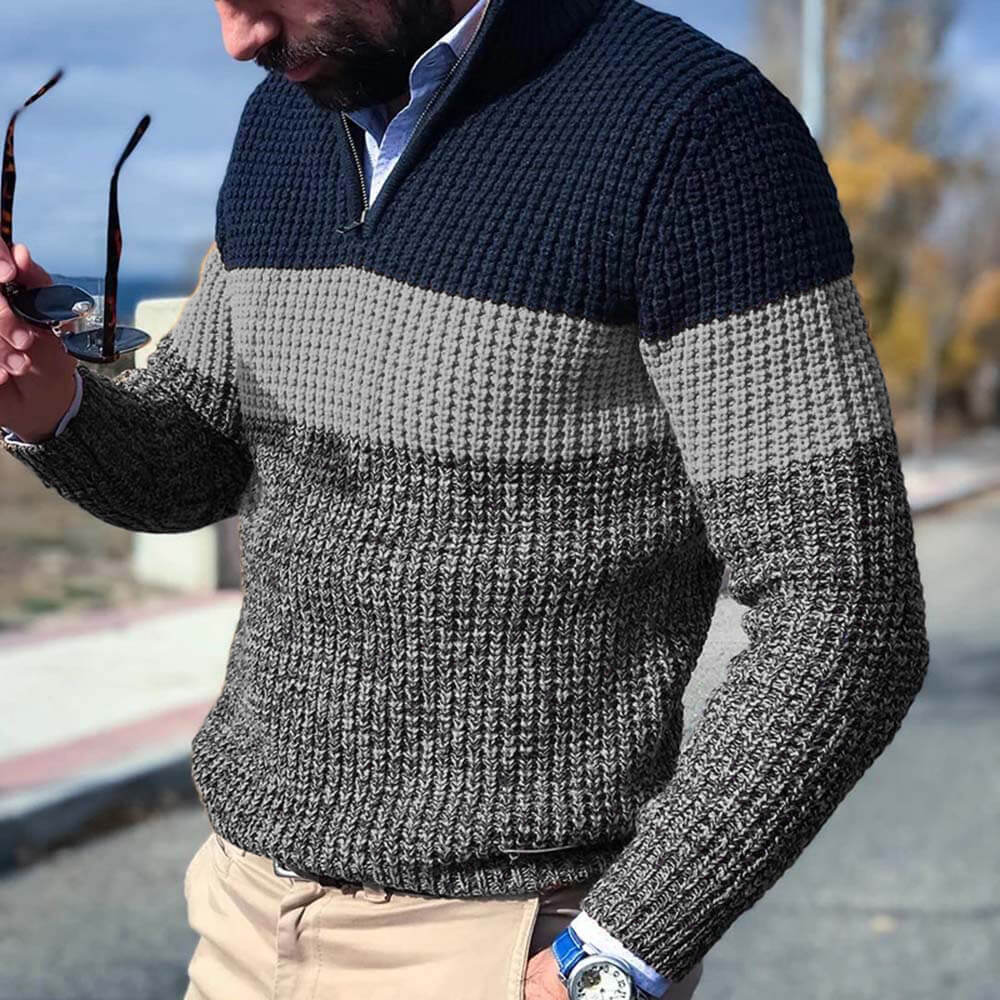 Theo - Pull en tricot stylé pour hommes | Confort et style