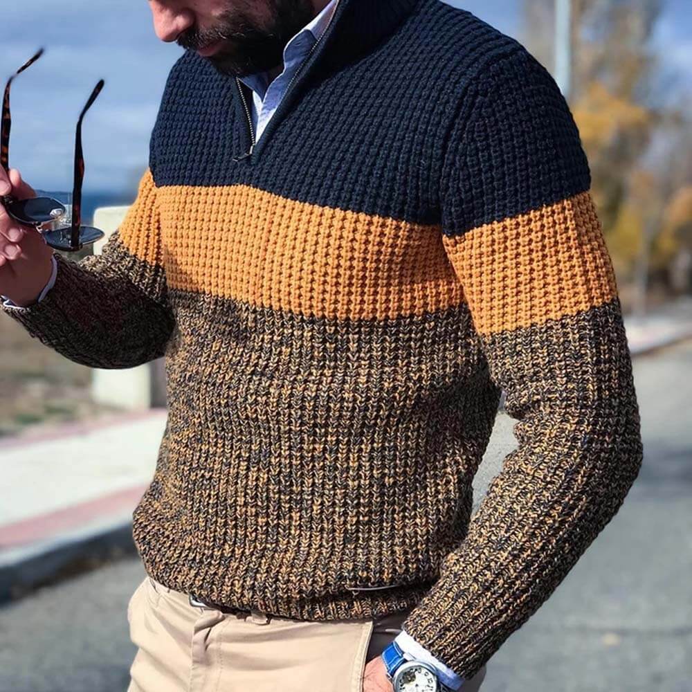 Theo - Pull en tricot stylé pour hommes | Confort et style