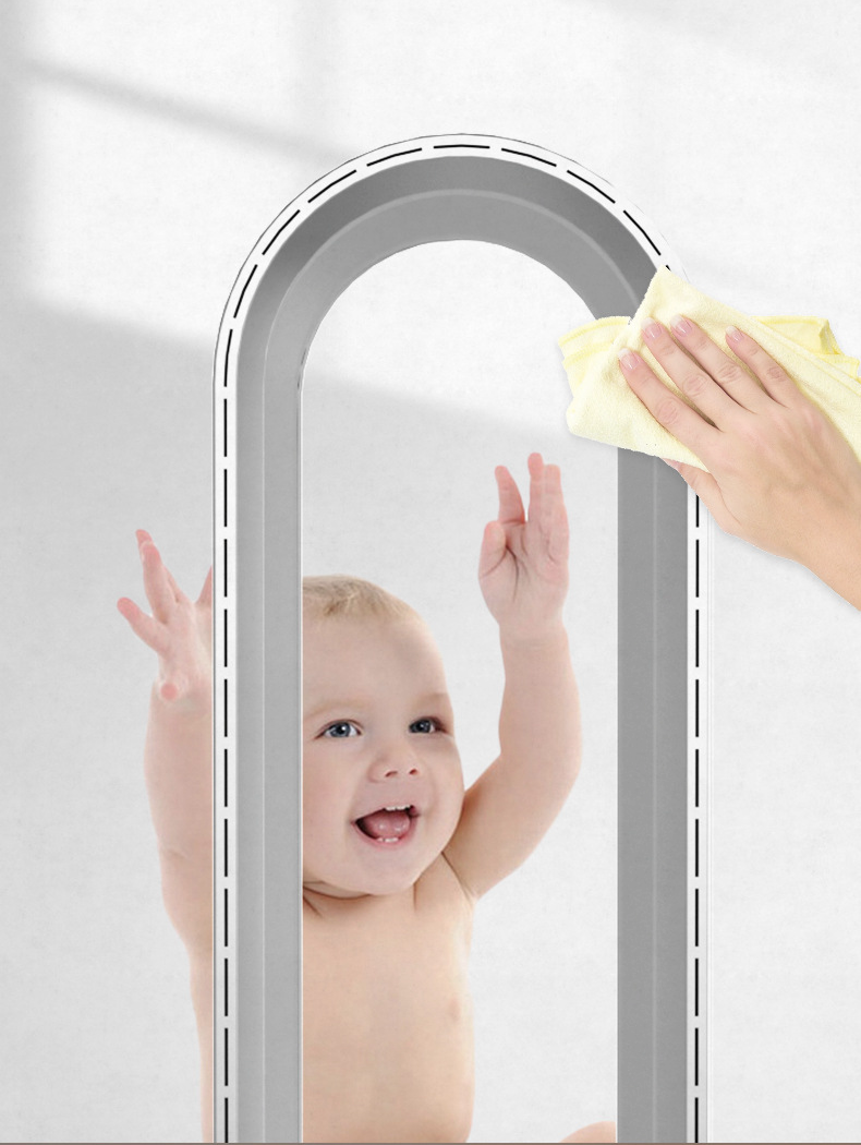 AirPure 3-in-1 Luftkühler mit Luftfilter, Oszillation & LED-Touch – Bladlos, leise & modern