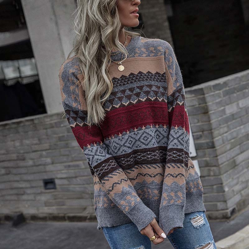 Bolendo Addison | Maglione vintage geometrico