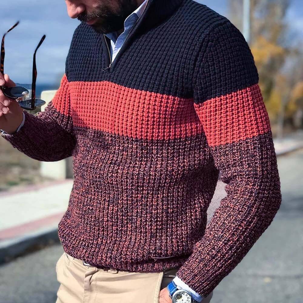 Theo - Pull en tricot stylé pour hommes | Confort et style