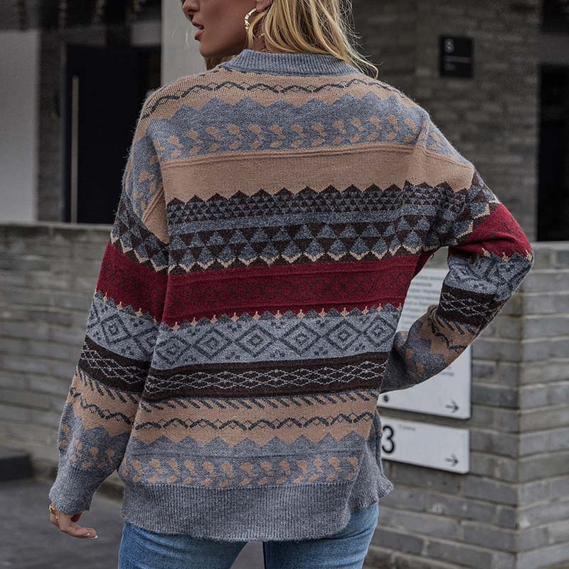 Bolendo Addison | Maglione vintage geometrico