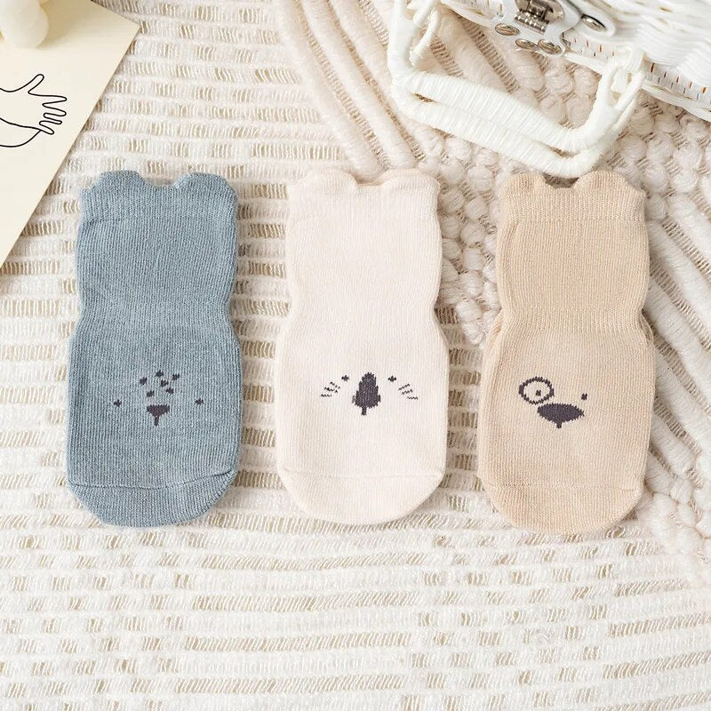 Chaussettes antidérapantes pour bébé avec grip en caoutchouc