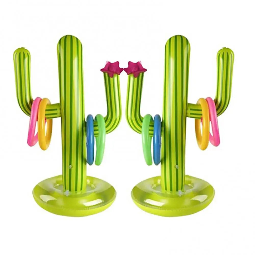 CactusFun – Set di gioco gonfiabile a forma di cactus per piscina per feste barbecue
