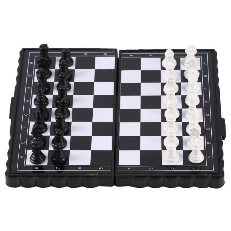 Minimind Magnetisches Schachspiel Kinder – Faltbar, Tragbar & Lernfördernd