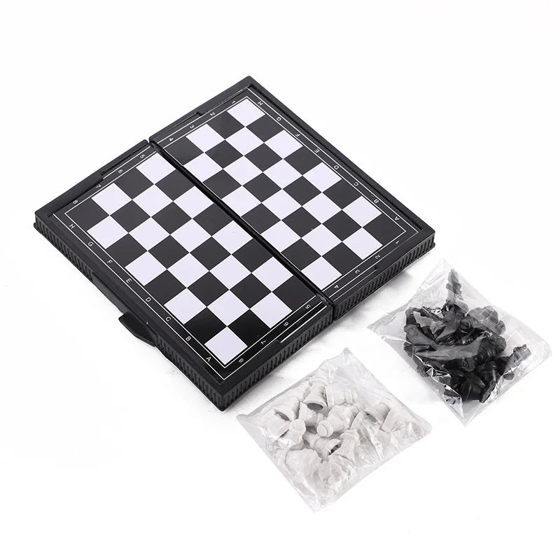 Minimind Magnetisches Schachspiel Kinder – Faltbar, Tragbar & Lernfördernd